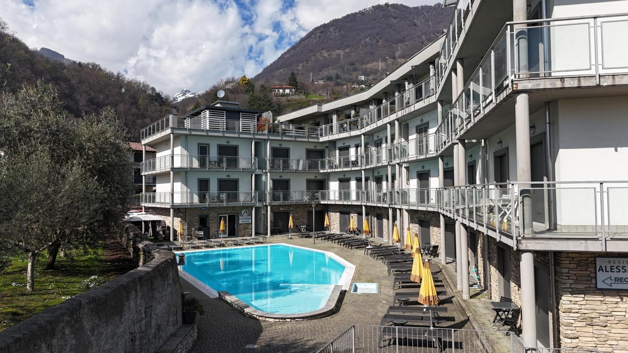 Hotel Residence Alessandra Domaso Kültér fotó