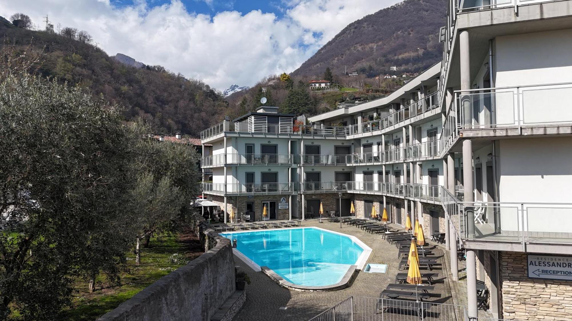 Hotel Residence Alessandra Domaso Kültér fotó